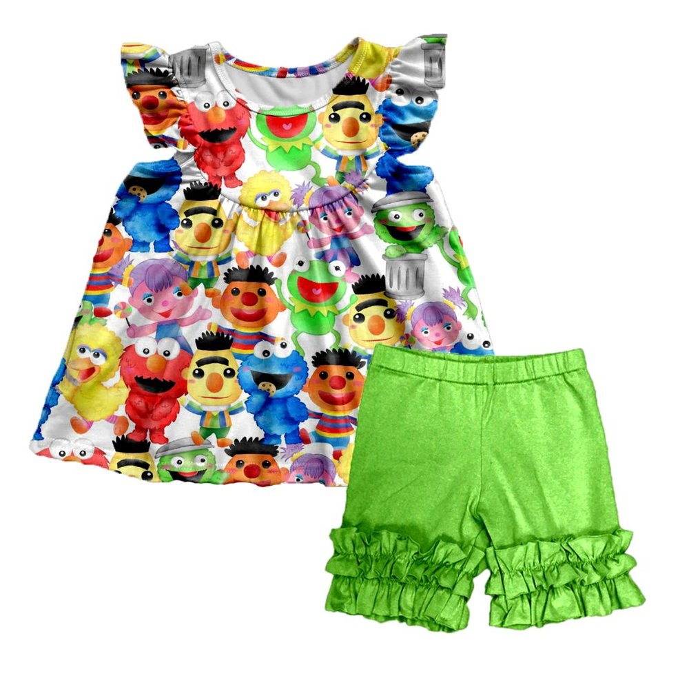SESAME STREET COLORFUL  OUTFIT - NEW